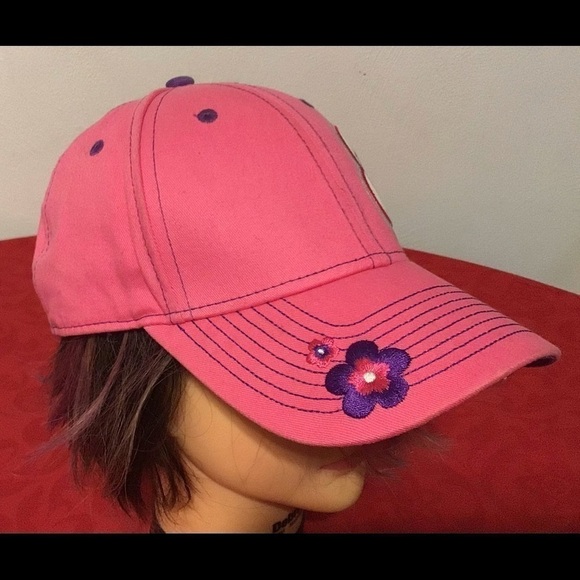 Pittsburgh Penguins NHL Youth Girls Kids Pink New Era 9Forty Baseball Hat Cap - Picture 5 of 7